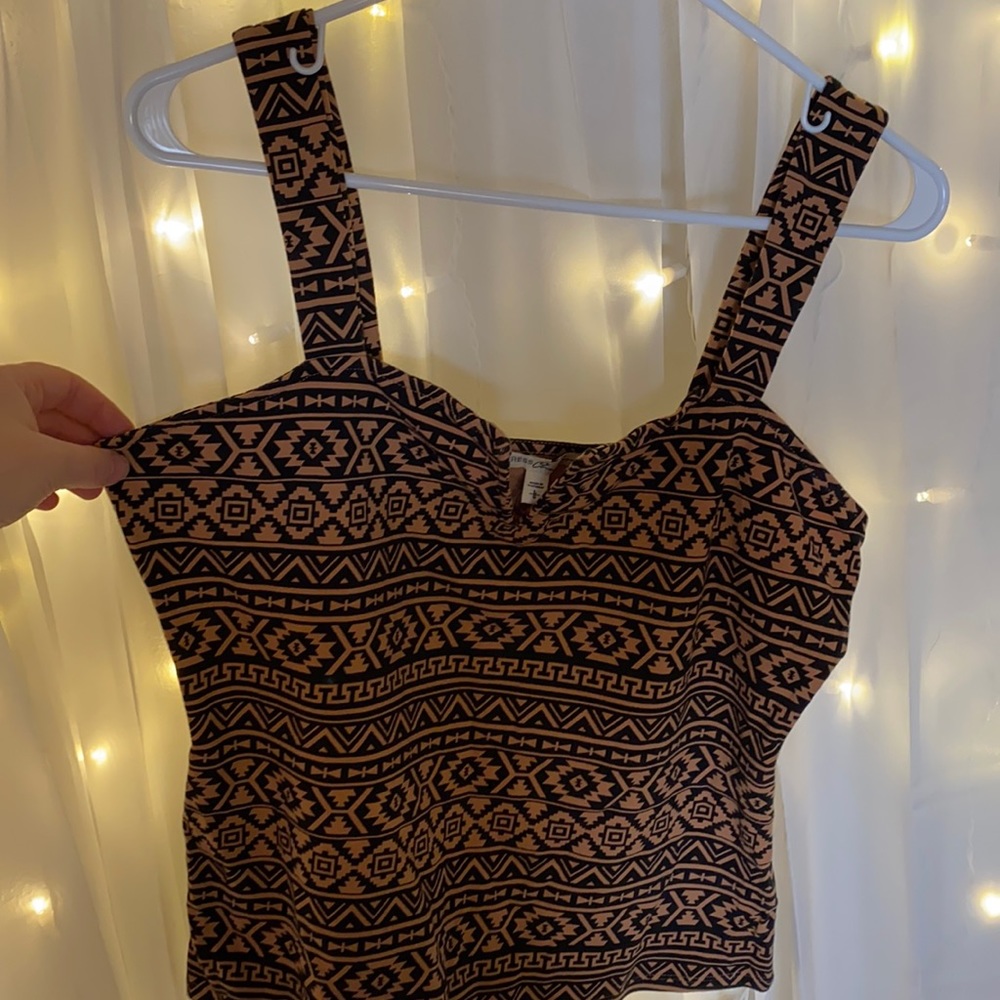 Express tribal pattern tank